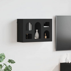 Szafka wisząca Czarny 60 x 20 x 40 cm Materiał drewnopochodny