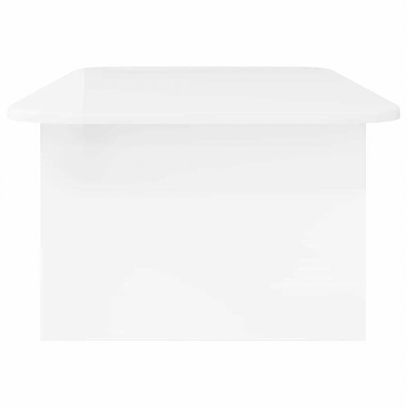 Stolik kawowy Wysoki połysk biały 93 x 53 x 33 cm