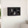 Szafka wisząca Czarny 60 x 20 x 40 cm Materiał drewnopochodny