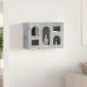 Szafka wisząca z półką Betonowy szary 60 x 20 x 40 cm