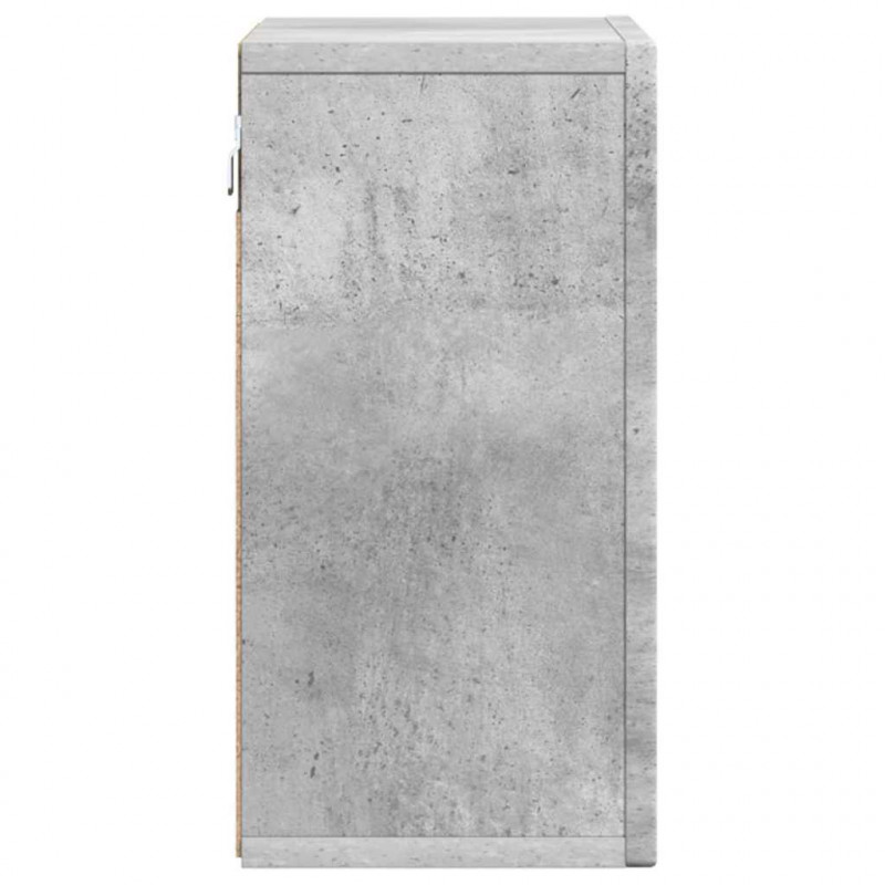 Szafka wisząca z półką Betonowy szary 60 x 20 x 40 cm