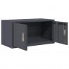 Szafka do przechowywania Antracyt 80 x 40 x 40 cm Stal