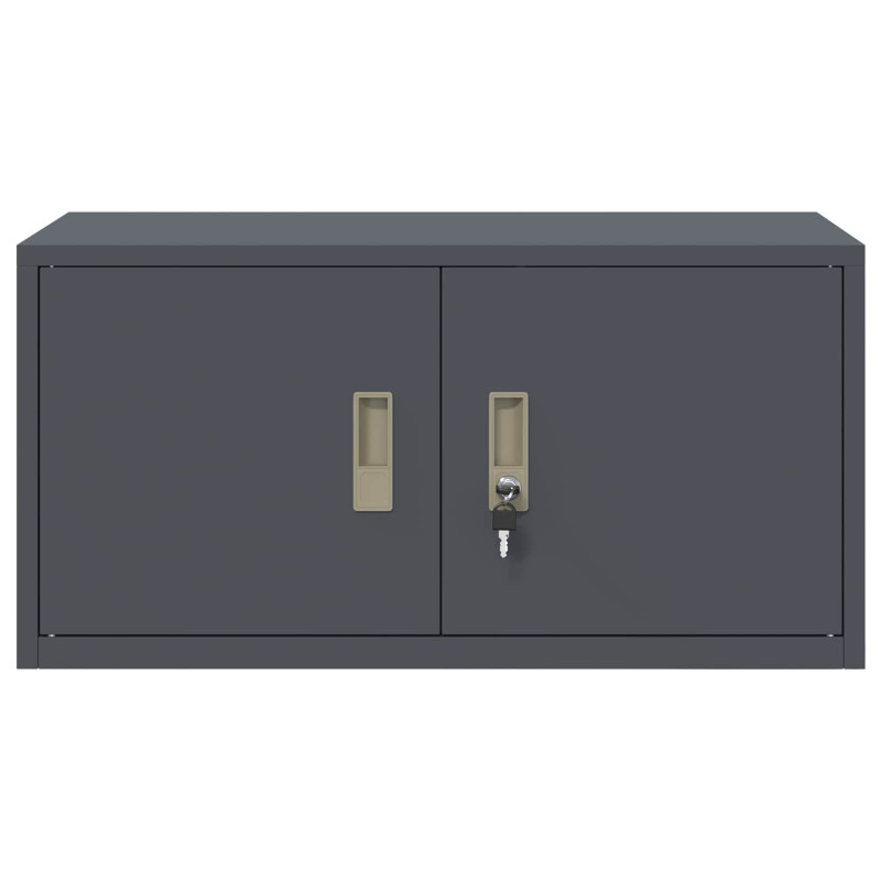 Szafka do przechowywania Antracyt 80 x 40 x 40 cm Stal