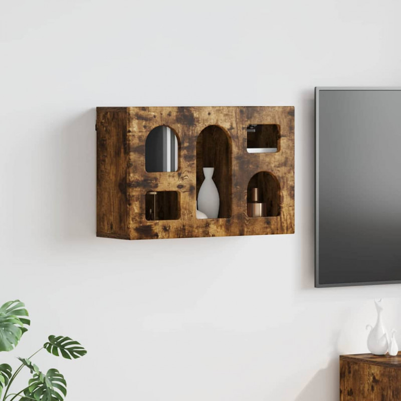 Szafka wisząca z półką Dąb wędzony 60 x 20 x 40 cm