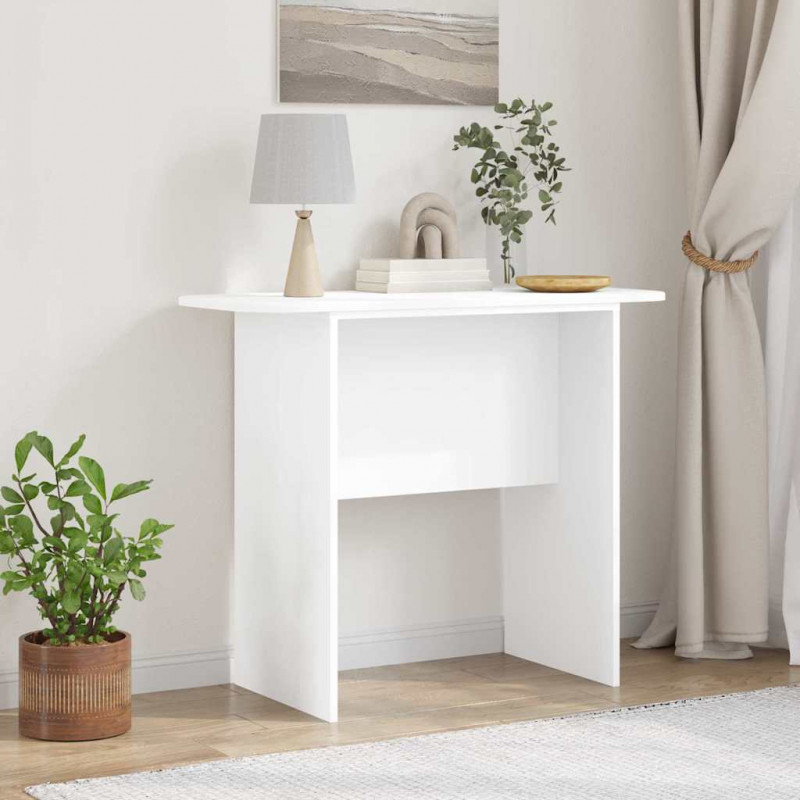 Konsola Biały 93 x 40 x 75 cm Materiał drewnopochodny