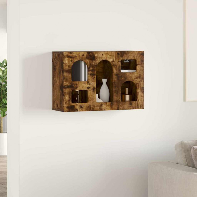 Szafka wisząca z półką Dąb wędzony 60 x 20 x 40 cm