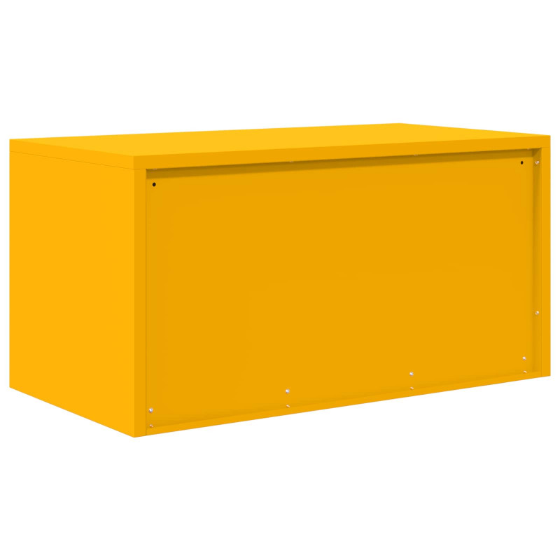Szafka do przechowywania Musztardowy Żółty 80 x 40 x 40 cm Stal