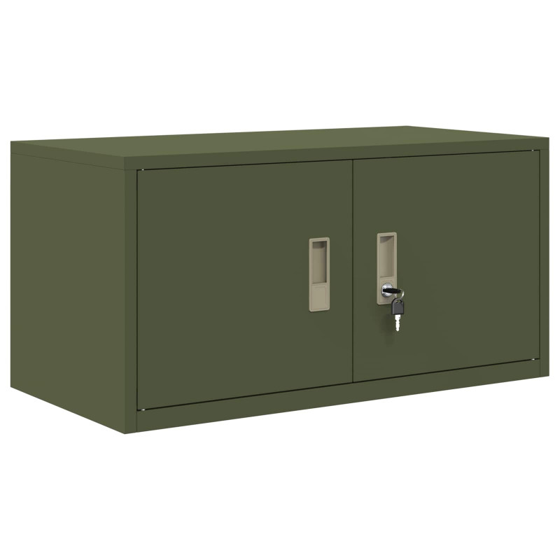 Szafka do przechowywania Zielony oliwkowy 80 x 40 x 40 cm Stal