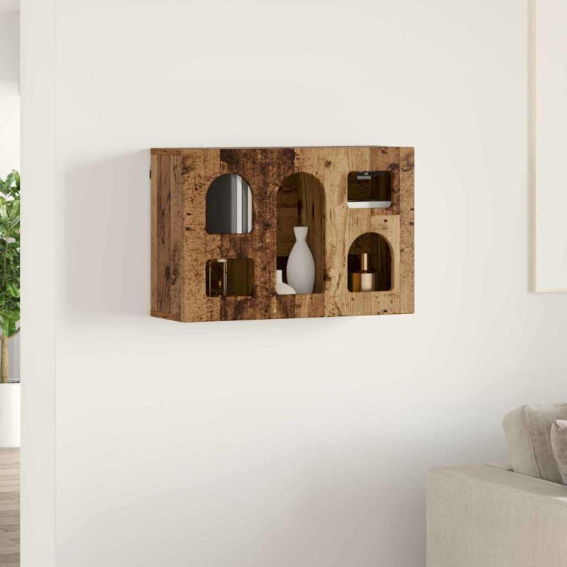 Szafka wisząca z półką Stare drewno 60 x 20 x 40 cm
