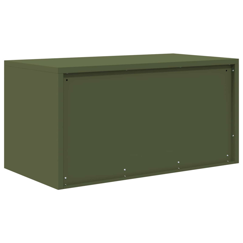 Szafka do przechowywania Zielony oliwkowy 80 x 40 x 40 cm Stal