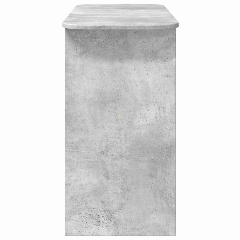 Konsola Betonowy szary 93 x 40 x 75 cm Materiał drewnopochodny