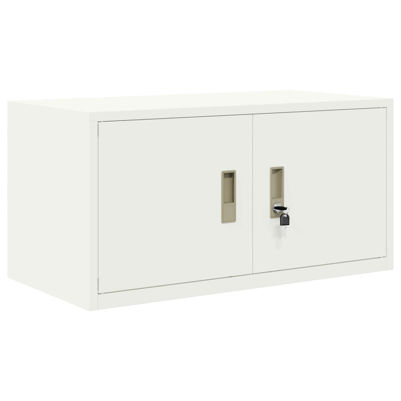 Szafka do przechowywania Biały 80 x 40 x 40 cm Stal