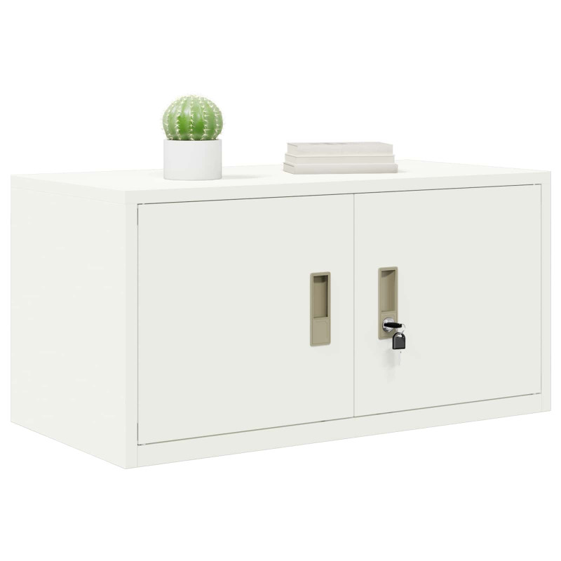 Szafka do przechowywania Biały 80 x 40 x 40 cm Stal