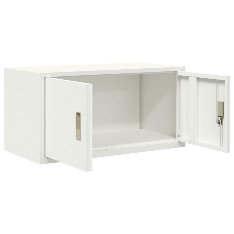 Szafka do przechowywania Biały 80 x 40 x 40 cm Stal