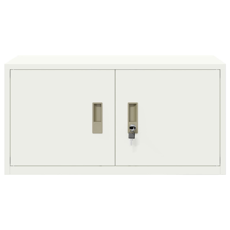 Szafka do przechowywania Biały 80 x 40 x 40 cm Stal