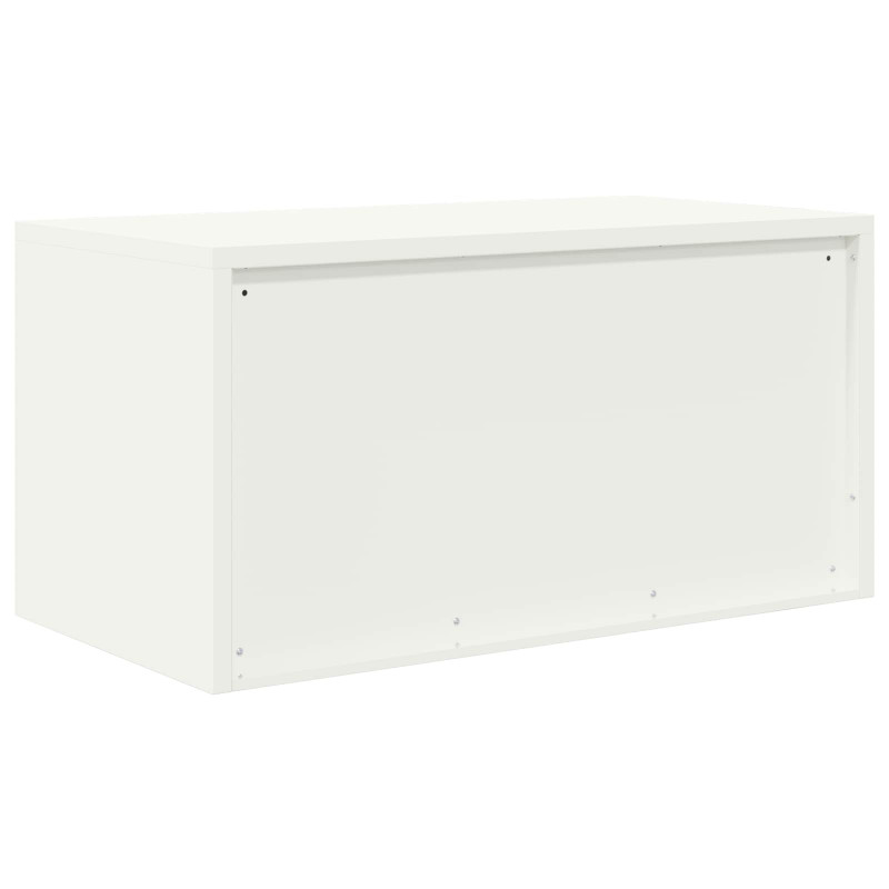 Szafka do przechowywania Biały 80 x 40 x 40 cm Stal