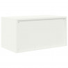 Szafka do przechowywania Biały 80 x 40 x 40 cm Stal