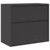 Szafka do przechowywania Czarny 80 x 40 x 70 cm Stal