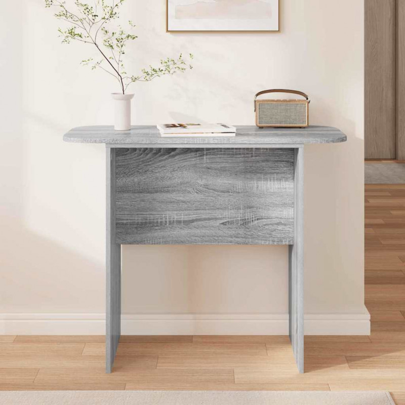 Konsola Szary Sonoma 93 x 40 x 75 cm Materiał drewnopochodny
