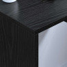 Biurko montowane na ścianie Czarny Dąb 60 x 45 x 30 cm
