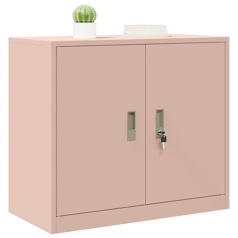 Szafka do przechowywania Różowy 80 x 40 x 70 cm Stal