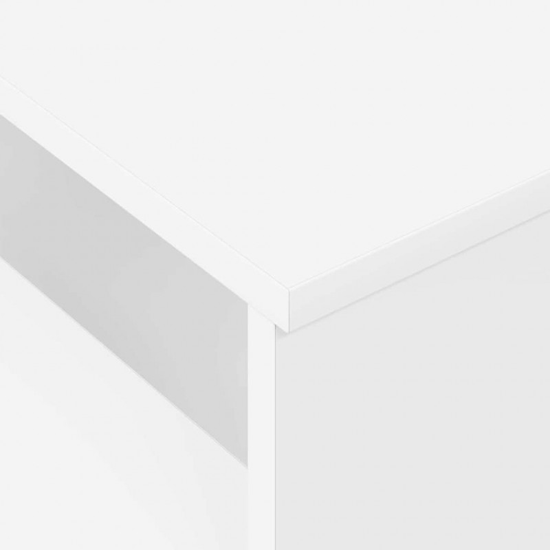 Konsola Biały 91,5 x 35 x 38,5 cm Materiał drewnopochodny