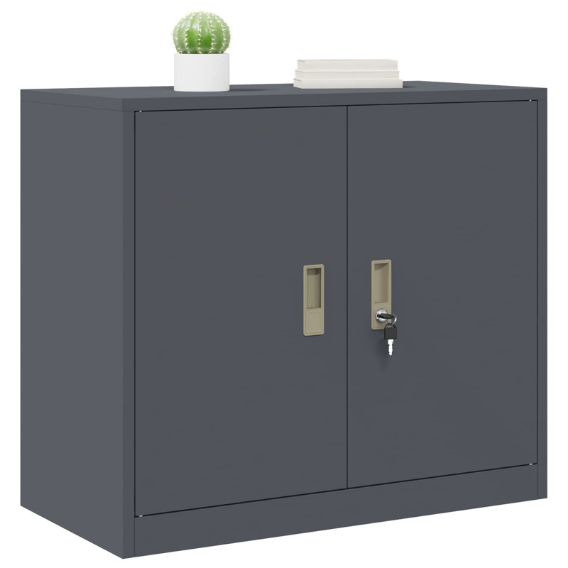 Szafka do przechowywania Antracyt 80 x 40 x 70 cm Stal