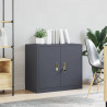 Szafka do przechowywania Antracyt 80 x 40 x 70 cm Stal