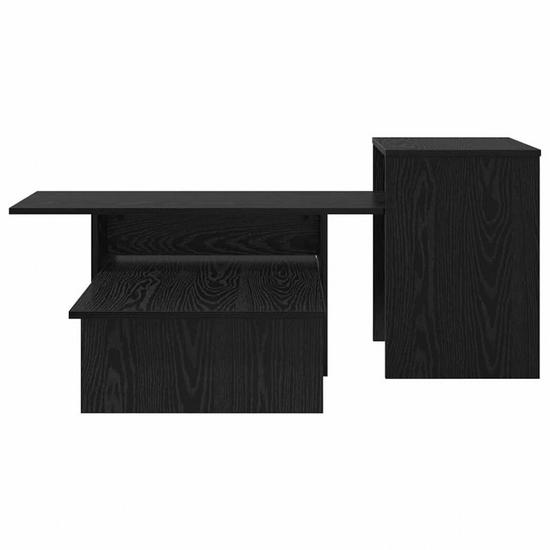Konsola Czarny Dąb 91,5 x 35 x 38,5 cm Materiał drewnopochodny