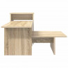 Konsola Dąb Sonoma 91,5 x 35 x 38,5 cm Materiał drewnopochodny