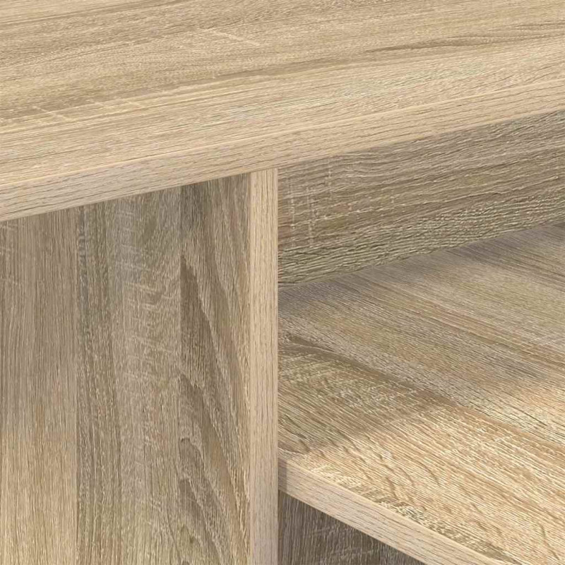 Konsola Dąb Sonoma 91,5 x 35 x 38,5 cm Materiał drewnopochodny