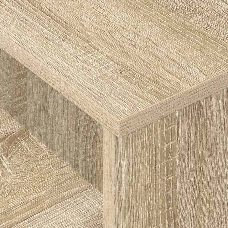 Konsola Dąb Sonoma 91,5 x 35 x 38,5 cm Materiał drewnopochodny