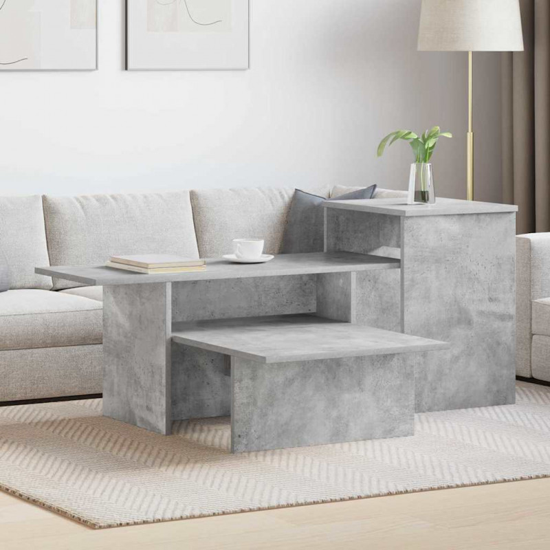 Konsola Betonowy szary 91,5 x 35 x 38,5 cm