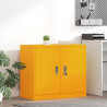 Szafka do przechowywania Musztardowy Żółty 80 x 40 x 70 cm Stal