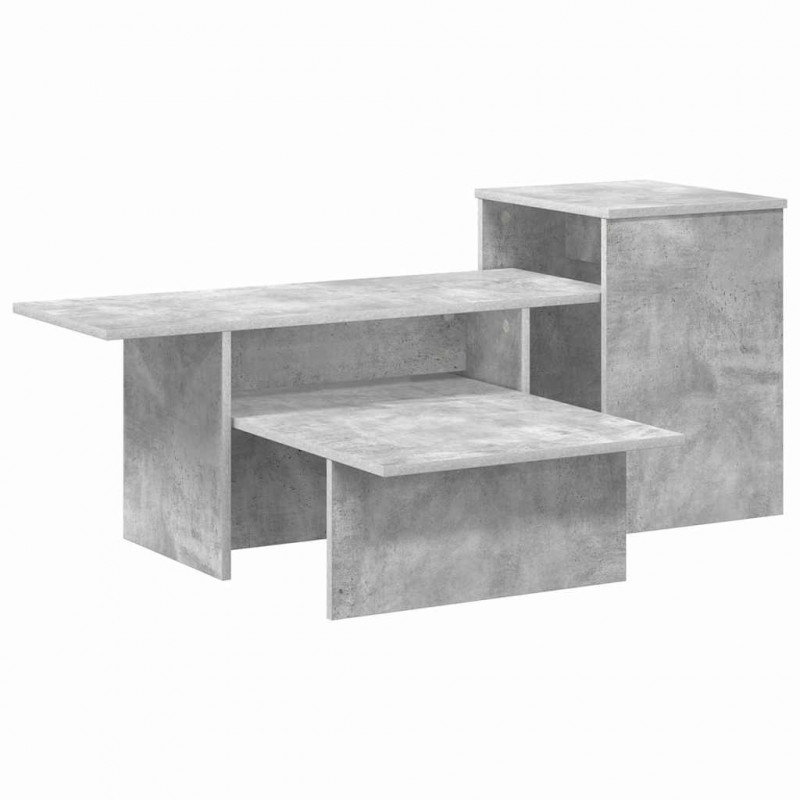 Konsola Betonowy szary 91,5 x 35 x 38,5 cm