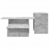 Konsola Betonowy szary 91,5 x 35 x 38,5 cm