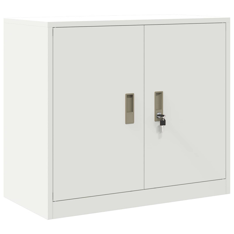 Szafka do przechowywania Biały 80 x 40 x 70 cm Stal