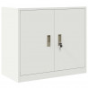 Szafka do przechowywania Biały 80 x 40 x 70 cm Stal