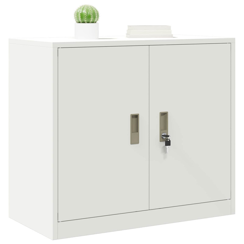 Szafka do przechowywania Biały 80 x 40 x 70 cm Stal