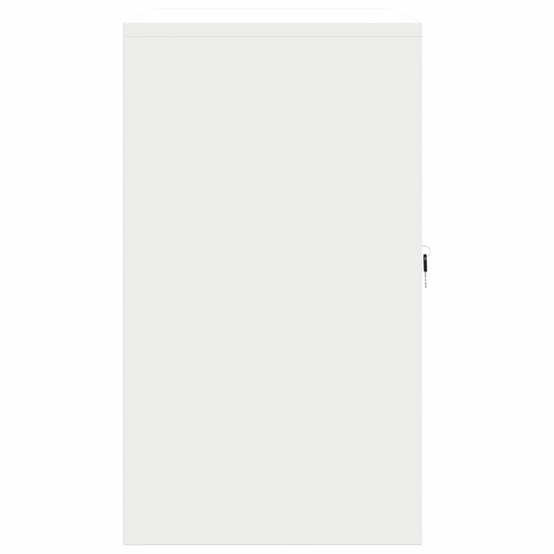 Szafka do przechowywania Biały 80 x 40 x 70 cm Stal