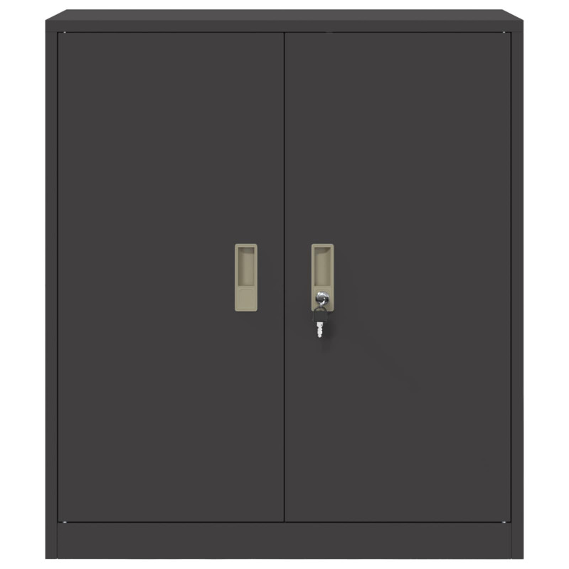 Szafka do przechowywania Czarny 80 x 40 x 90 cm Stal