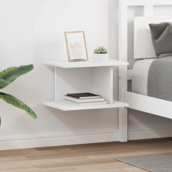 Stolik nocny 2 pcs Biały 40 x 30 x 25 cm