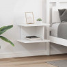 Stolik nocny 2 pcs Biały 40 x 30 x 25 cm