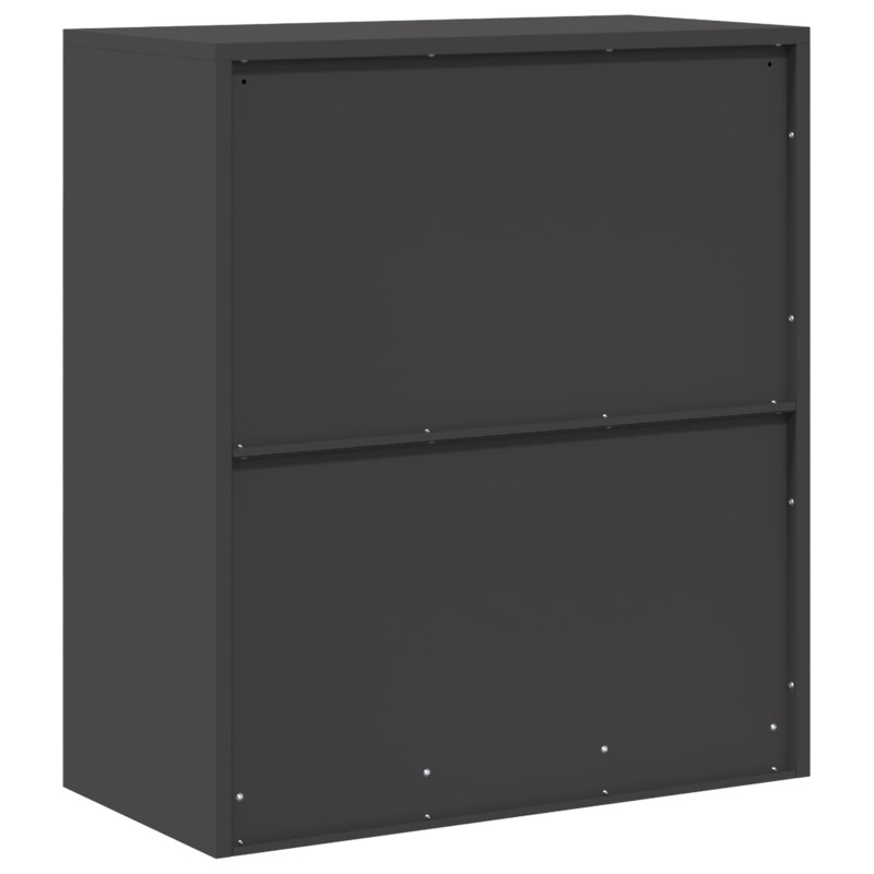 Szafka do przechowywania Czarny 80 x 40 x 90 cm Stal