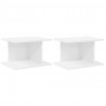 Stolik nocny 2 pcs Biały 40 x 30 x 25 cm