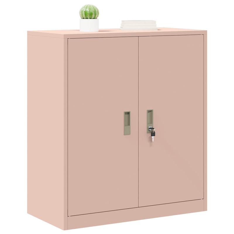 Szafka do przechowywania Różowy 80 x 40 x 90 cm Stal