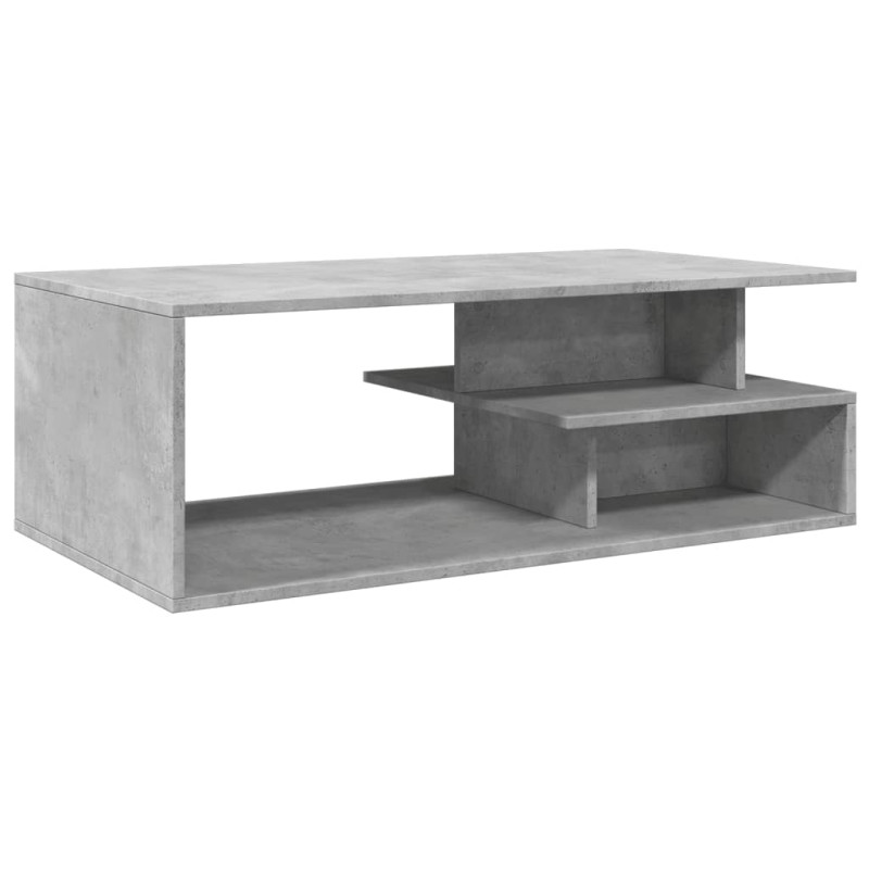 Stolik kawowy, szarość betonu, 102x55x35 cm