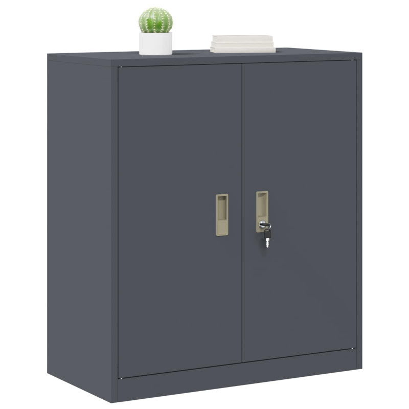 Szafka do przechowywania Antracyt 80 x 40 x 90 cm Stal