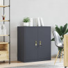 Szafka do przechowywania Antracyt 80 x 40 x 90 cm Stal