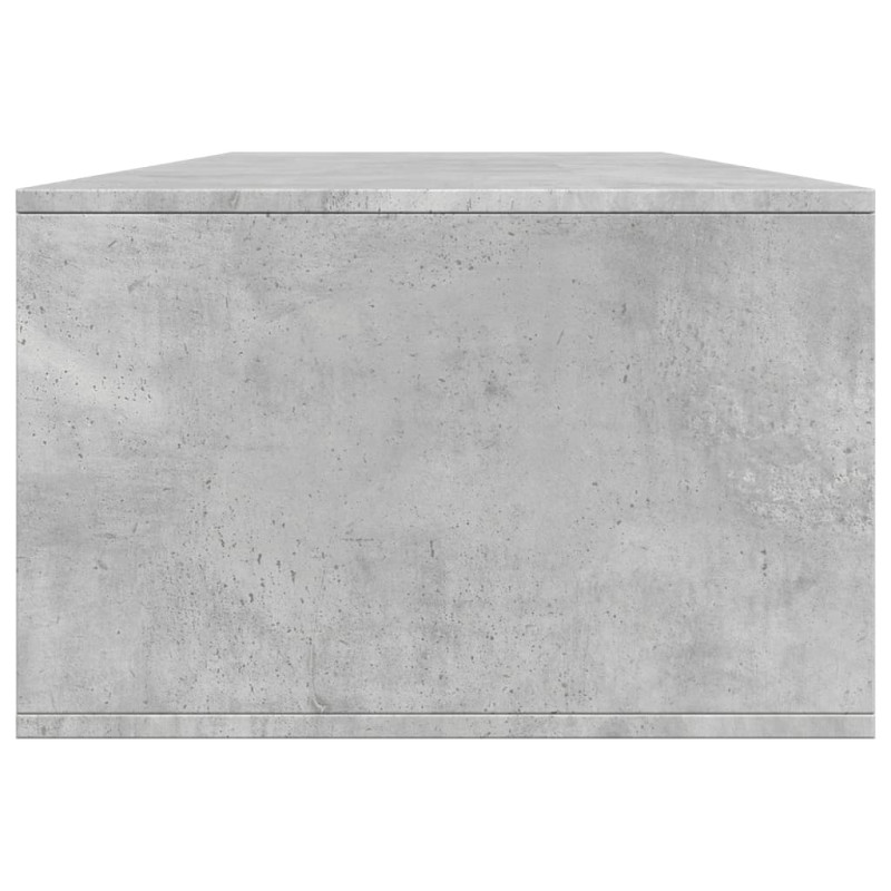 Stolik kawowy, szarość betonu, 102x55x35 cm